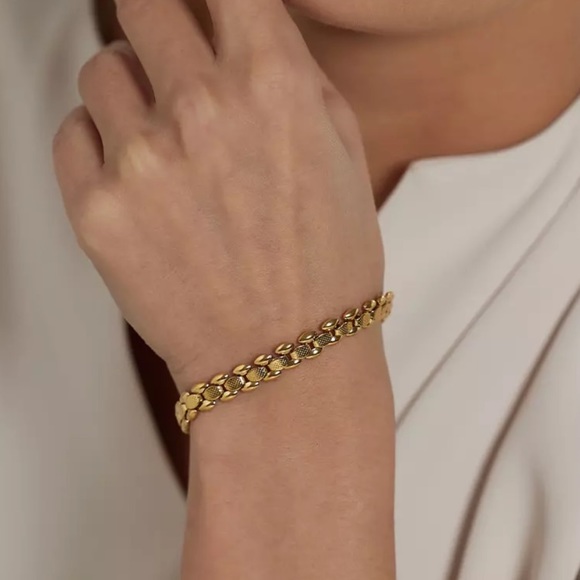 💛Gold plated chain bracelet - Picture 2 of 8